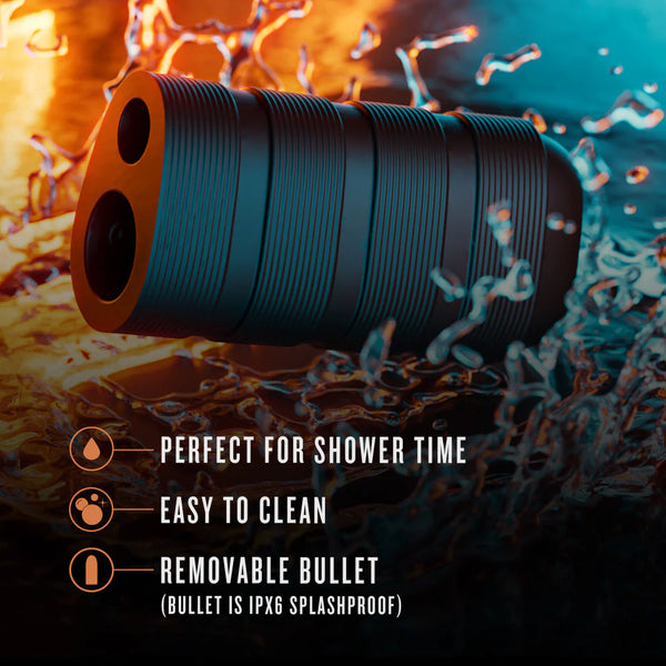 M Elite Platinum Strok Vibrating Purio™ Ultra Soft Liquid Silicone Rechargeable Masturbator