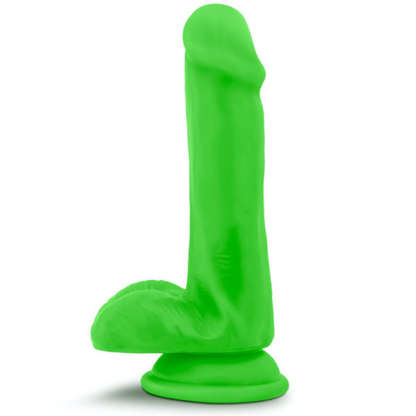 Blush Novelties Neo Elite 6" Silicone Dual Density Cock with Balls - Neon Green - Extreme Toyz Singapore - https://extremetoyz.com.sg - Sex Toys and Lingerie Online Store - Bondage Gear / Vibrators / Electrosex Toys / Wireless Remote Control Vibes / Sexy Lingerie and Role Play / BDSM / Dungeon Furnitures / Dildos and Strap Ons &nbsp;/ Anal and Prostate Massagers / Anal Douche and Cleaning Aide / Delay Sprays and Gels / Lubricants and more...