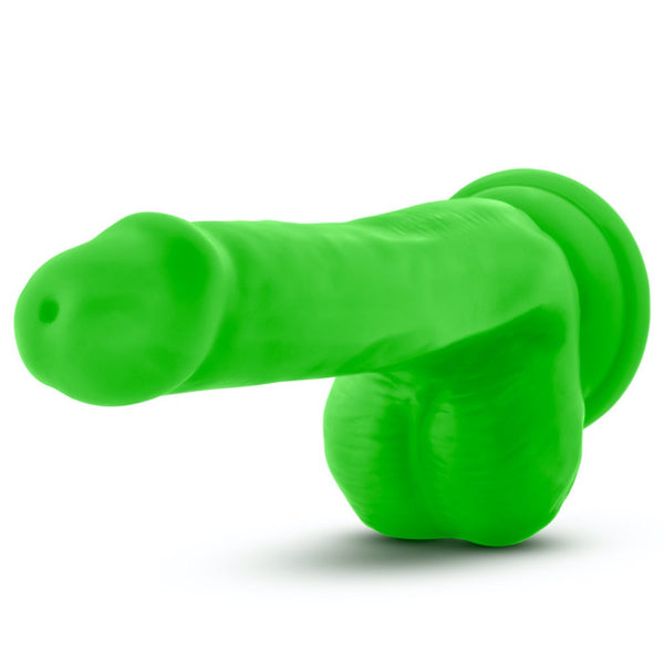 Blush Novelties Neo Elite 6" Silicone Dual Density Cock with Balls - Neon Green - Extreme Toyz Singapore - https://extremetoyz.com.sg - Sex Toys and Lingerie Online Store - Bondage Gear / Vibrators / Electrosex Toys / Wireless Remote Control Vibes / Sexy Lingerie and Role Play / BDSM / Dungeon Furnitures / Dildos and Strap Ons &nbsp;/ Anal and Prostate Massagers / Anal Douche and Cleaning Aide / Delay Sprays and Gels / Lubricants and more...