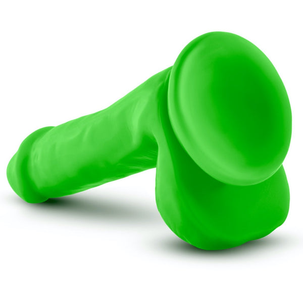 Blush Novelties Neo Elite 6" Silicone Dual Density Cock with Balls - Neon Green - Extreme Toyz Singapore - https://extremetoyz.com.sg - Sex Toys and Lingerie Online Store - Bondage Gear / Vibrators / Electrosex Toys / Wireless Remote Control Vibes / Sexy Lingerie and Role Play / BDSM / Dungeon Furnitures / Dildos and Strap Ons &nbsp;/ Anal and Prostate Massagers / Anal Douche and Cleaning Aide / Delay Sprays and Gels / Lubricants and more...