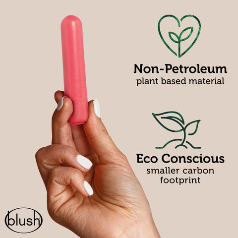 Blush Novelties Gaia Eco Plant-Based Bullet Vibrator - Coral - Extreme Toyz Singapore - https://extremetoyz.com.sg - Sex Toys and Lingerie Online Store - Bondage Gear / Vibrators / Electrosex Toys / Wireless Remote Control Vibes / Sexy Lingerie and Role Play / BDSM / Dungeon Furnitures / Dildos and Strap Ons &nbsp;/ Anal and Prostate Massagers / Anal Douche and Cleaning Aide / Delay Sprays and Gels / Lubricants and more...