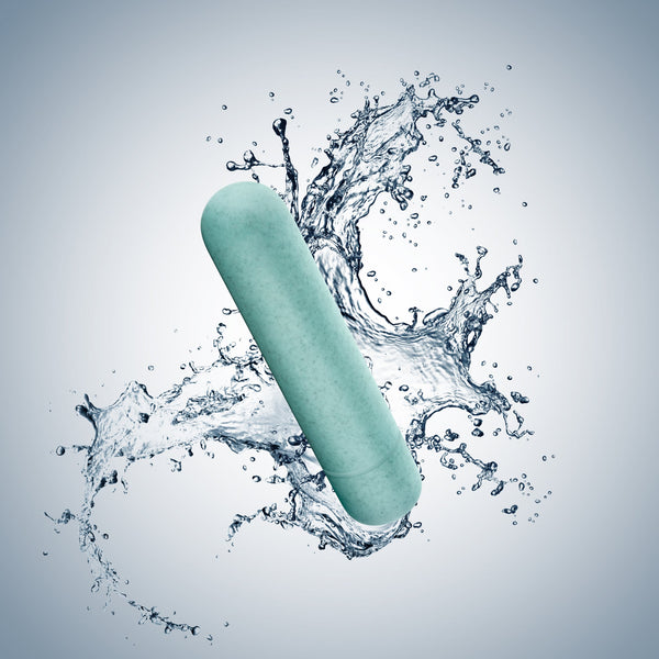 Blush Novelties Gaia Eco Plant-Based Bullet Vibrator - Aqua - Extreme Toyz Singapore - https://extremetoyz.com.sg - Sex Toys and Lingerie Online Store - Bondage Gear / Vibrators / Electrosex Toys / Wireless Remote Control Vibes / Sexy Lingerie and Role Play / BDSM / Dungeon Furnitures / Dildos and Strap Ons &nbsp;/ Anal and Prostate Massagers / Anal Douche and Cleaning Aide / Delay Sprays and Gels / Lubricants and more...