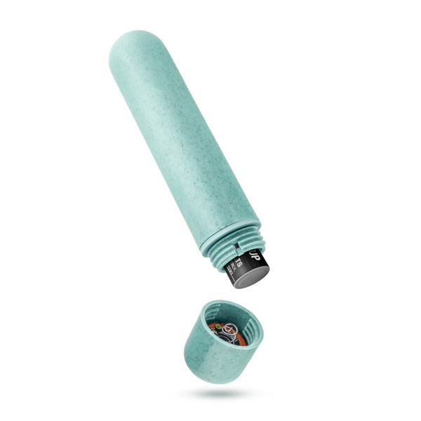 Blush Novelties Gaia Eco Plant-Based Bullet Vibrator - Aqua - Extreme Toyz Singapore - https://extremetoyz.com.sg - Sex Toys and Lingerie Online Store - Bondage Gear / Vibrators / Electrosex Toys / Wireless Remote Control Vibes / Sexy Lingerie and Role Play / BDSM / Dungeon Furnitures / Dildos and Strap Ons &nbsp;/ Anal and Prostate Massagers / Anal Douche and Cleaning Aide / Delay Sprays and Gels / Lubricants and more...