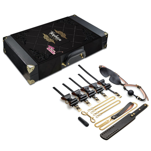 Blush Novelties Temptasia Safe Word Bondage Kit with Suitcase - Extreme Toyz Singapore - https://extremetoyz.com.sg - Sex Toys and Lingerie Online Store - Bondage Gear / Vibrators / Electrosex Toys / Wireless Remote Control Vibes / Sexy Lingerie and Role Play / BDSM / Dungeon Furnitures / Dildos and Strap Ons &nbsp;/ Anal and Prostate Massagers / Anal Douche and Cleaning Aide / Delay Sprays and Gels / Lubricants and more...