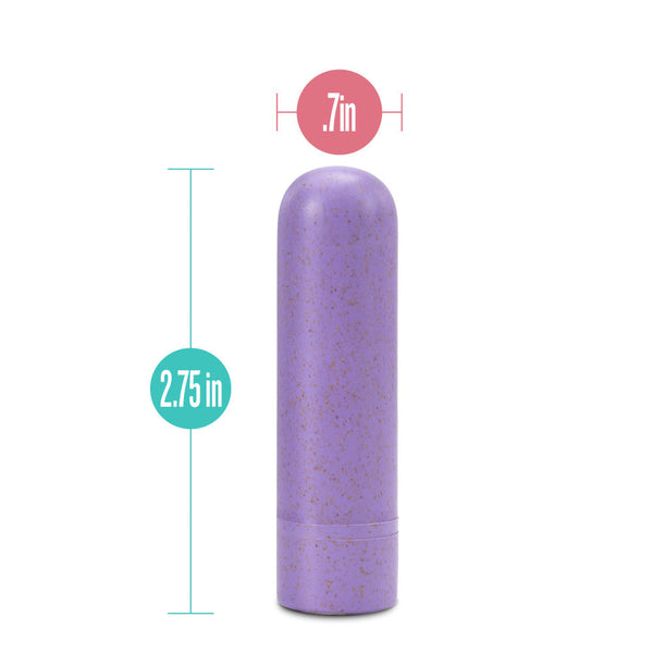 Blush Novelties Gaia Eco Rechargeable Plant-Based Bullet Vibrator - Lilac - Extreme Toyz Singapore - https://extremetoyz.com.sg - Sex Toys and Lingerie Online Store - Bondage Gear / Vibrators / Electrosex Toys / Wireless Remote Control Vibes / Sexy Lingerie and Role Play / BDSM / Dungeon Furnitures / Dildos and Strap Ons &nbsp;/ Anal and Prostate Massagers / Anal Douche and Cleaning Aide / Delay Sprays and Gels / Lubricants and more...