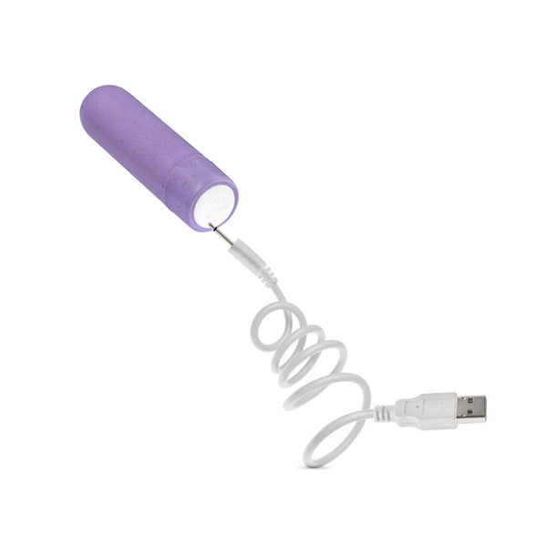 Blush Novelties Gaia Eco Rechargeable Plant-Based Bullet Vibrator - Lilac - Extreme Toyz Singapore - https://extremetoyz.com.sg - Sex Toys and Lingerie Online Store - Bondage Gear / Vibrators / Electrosex Toys / Wireless Remote Control Vibes / Sexy Lingerie and Role Play / BDSM / Dungeon Furnitures / Dildos and Strap Ons &nbsp;/ Anal and Prostate Massagers / Anal Douche and Cleaning Aide / Delay Sprays and Gels / Lubricants and more...