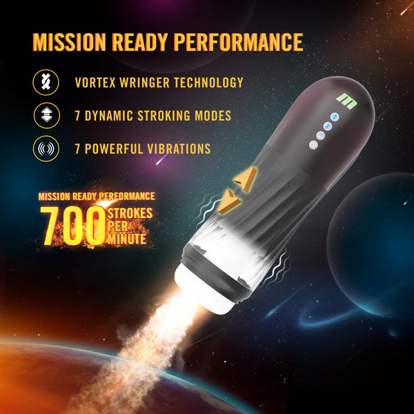M For Men Quantum X Triple Action Automatic Warming Male Masturbator