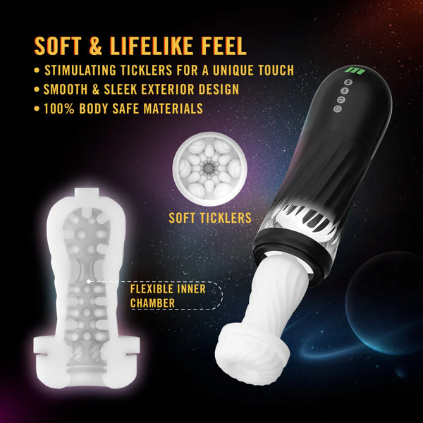 M For Men Quantum X Triple Action Automatic Warming Male Masturbator