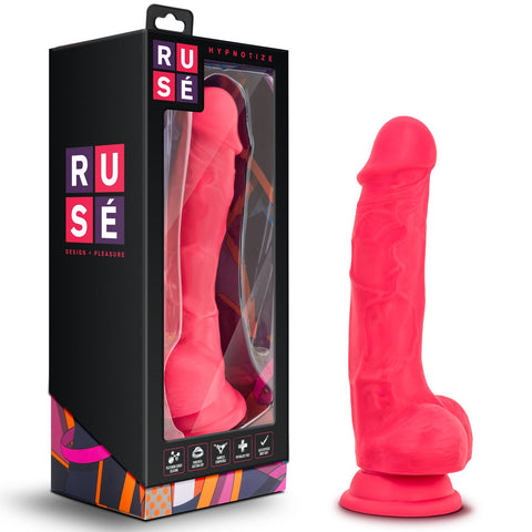 Blush Novelties Ruse Hypnotize 7.5" Silicone Dildo - Cerise - Extreme Toyz Singapore - https://extremetoyz.com.sg - Sex Toys and Lingerie Online Store - Bondage Gear / Vibrators / Electrosex Toys / Wireless Remote Control Vibes / Sexy Lingerie and Role Play / BDSM / Dungeon Furnitures / Dildos and Strap Ons &nbsp;/ Anal and Prostate Massagers / Anal Douche and Cleaning Aide / Delay Sprays and Gels / Lubricants and more...