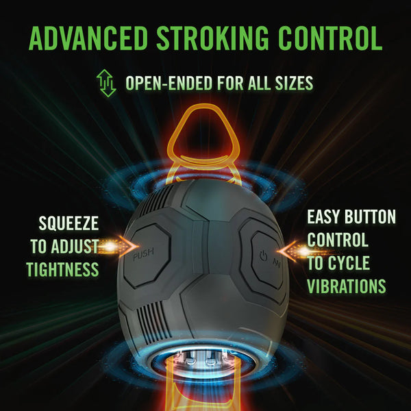 M For Men Dome X Vibrating Automatic Male Masturbator with Easy-Grip