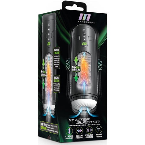 M For Men Master Blaster Triple Action Automatic Warming Male Masturbator