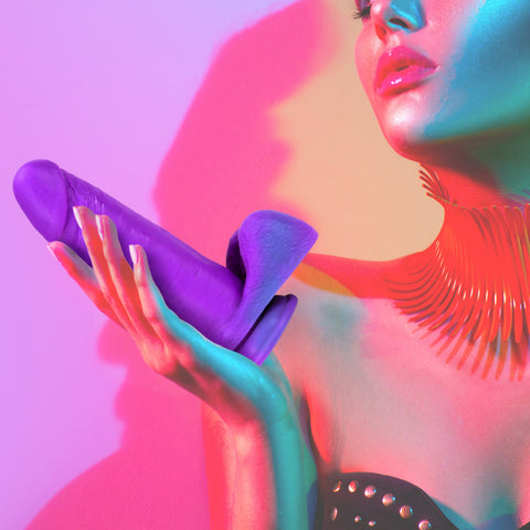 Blush Novelties Neo Elite 8" Silicone Dual Density Cock - Neon Purple - Extreme Toyz Singapore - https://extremetoyz.com.sg - Sex Toys and Lingerie Online Store - Bondage Gear / Vibrators / Electrosex Toys / Wireless Remote Control Vibes / Sexy Lingerie and Role Play / BDSM / Dungeon Furnitures / Dildos and Strap Ons &nbsp;/ Anal and Prostate Massagers / Anal Douche and Cleaning Aide / Delay Sprays and Gels / Lubricants and more...