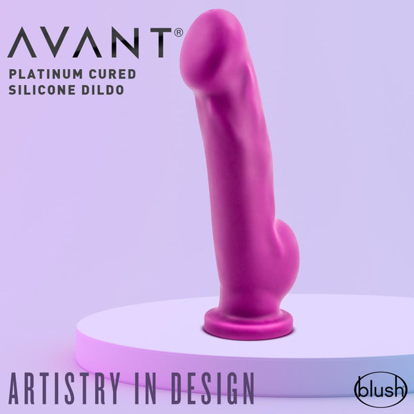 Blush Novelties Avant D7 Ergo Violet Platinum-Cured Silicone Dildo - Extreme Toyz Singapore - https://extremetoyz.com.sg - Sex Toys and Lingerie Online Store - Bondage Gear / Vibrators / Electrosex Toys / Wireless Remote Control Vibes / Sexy Lingerie and Role Play / BDSM / Dungeon Furnitures / Dildos and Strap Ons &nbsp;/ Anal and Prostate Massagers / Anal Douche and Cleaning Aide / Delay Sprays and Gels / Lubricants and more...