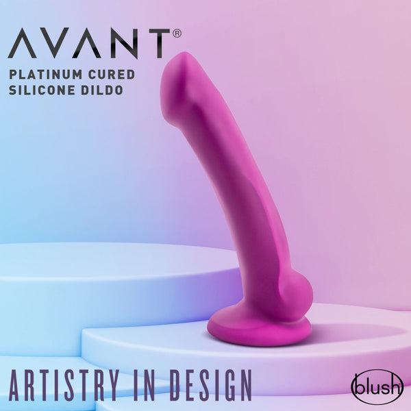 Blush Novelties Avant D9 Ergo Mini Violet Platinum-Cured Silicone Dildo - Extreme Toyz Singapore - https://extremetoyz.com.sg - Sex Toys and Lingerie Online Store - Bondage Gear / Vibrators / Electrosex Toys / Wireless Remote Control Vibes / Sexy Lingerie and Role Play / BDSM / Dungeon Furnitures / Dildos and Strap Ons &nbsp;/ Anal and Prostate Massagers / Anal Douche and Cleaning Aide / Delay Sprays and Gels / Lubricants and more...