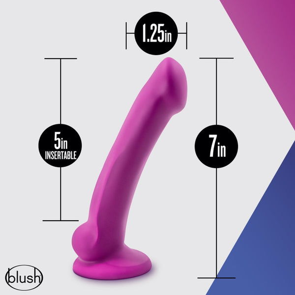 Blush Novelties Avant D9 Ergo Mini Violet Platinum-Cured Silicone Dildo - Extreme Toyz Singapore - https://extremetoyz.com.sg - Sex Toys and Lingerie Online Store - Bondage Gear / Vibrators / Electrosex Toys / Wireless Remote Control Vibes / Sexy Lingerie and Role Play / BDSM / Dungeon Furnitures / Dildos and Strap Ons &nbsp;/ Anal and Prostate Massagers / Anal Douche and Cleaning Aide / Delay Sprays and Gels / Lubricants and more...