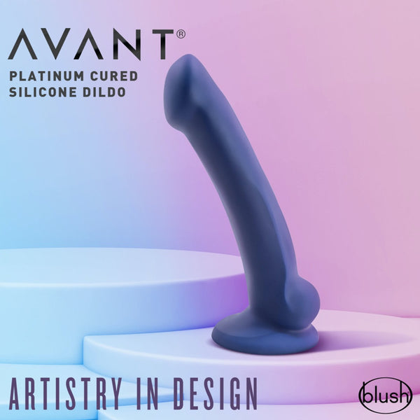 Blush Novelties Avant D10 Ergo Mini Indigo Platinum-Cured Silicone Dildo - Extreme Toyz Singapore - https://extremetoyz.com.sg - Sex Toys and Lingerie Online Store - Bondage Gear / Vibrators / Electrosex Toys / Wireless Remote Control Vibes / Sexy Lingerie and Role Play / BDSM / Dungeon Furnitures / Dildos and Strap Ons &nbsp;/ Anal and Prostate Massagers / Anal Douche and Cleaning Aide / Delay Sprays and Gels / Lubricants and more...