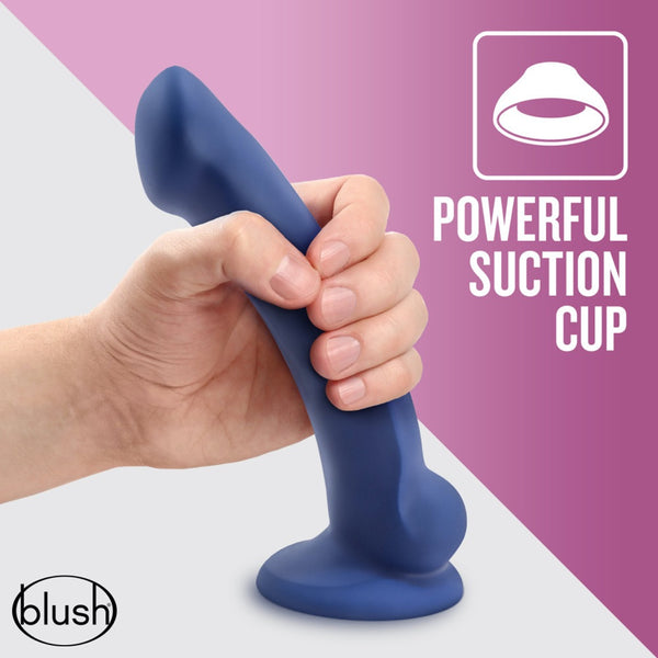 Blush Novelties Avant D10 Ergo Mini Indigo Platinum-Cured Silicone Dildo - Extreme Toyz Singapore - https://extremetoyz.com.sg - Sex Toys and Lingerie Online Store - Bondage Gear / Vibrators / Electrosex Toys / Wireless Remote Control Vibes / Sexy Lingerie and Role Play / BDSM / Dungeon Furnitures / Dildos and Strap Ons &nbsp;/ Anal and Prostate Massagers / Anal Douche and Cleaning Aide / Delay Sprays and Gels / Lubricants and more...