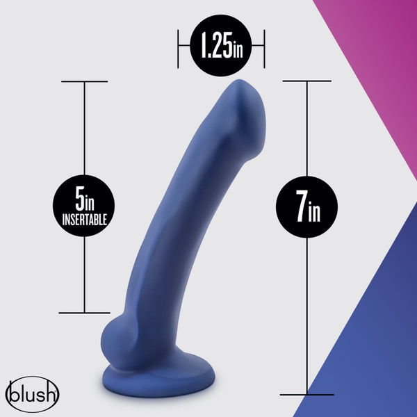 Blush Novelties Avant D10 Ergo Mini Indigo Platinum-Cured Silicone Dildo - Extreme Toyz Singapore - https://extremetoyz.com.sg - Sex Toys and Lingerie Online Store - Bondage Gear / Vibrators / Electrosex Toys / Wireless Remote Control Vibes / Sexy Lingerie and Role Play / BDSM / Dungeon Furnitures / Dildos and Strap Ons &nbsp;/ Anal and Prostate Massagers / Anal Douche and Cleaning Aide / Delay Sprays and Gels / Lubricants and more...