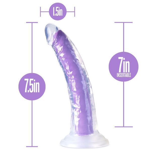 Blush Novelties Neo Elite 7" Glow in the Dark Light Silicone Dual Density Dildo - Neon Purple - Extreme Toyz Singapore - https://extremetoyz.com.sg - Sex Toys and Lingerie Online Store - Bondage Gear / Vibrators / Electrosex Toys / Wireless Remote Control Vibes / Sexy Lingerie and Role Play / BDSM / Dungeon Furnitures / Dildos and Strap Ons &nbsp;/ Anal and Prostate Massagers / Anal Douche and Cleaning Aide / Delay Sprays and Gels / Lubricants and more...