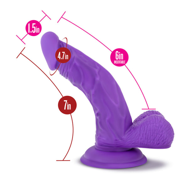 Blush Novelties Ruse Magic Stick 7" Silicone Dildo - Purple - Extreme Toyz Singapore - https://extremetoyz.com.sg - Sex Toys and Lingerie Online Store - Bondage Gear / Vibrators / Electrosex Toys / Wireless Remote Control Vibes / Sexy Lingerie and Role Play / BDSM / Dungeon Furnitures / Dildos and Strap Ons &nbsp;/ Anal and Prostate Massagers / Anal Douche and Cleaning Aide / Delay Sprays and Gels / Lubricants and more...