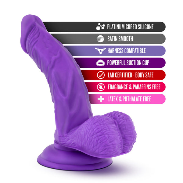 Blush Novelties Ruse Magic Stick 7" Silicone Dildo - Purple - Extreme Toyz Singapore - https://extremetoyz.com.sg - Sex Toys and Lingerie Online Store - Bondage Gear / Vibrators / Electrosex Toys / Wireless Remote Control Vibes / Sexy Lingerie and Role Play / BDSM / Dungeon Furnitures / Dildos and Strap Ons &nbsp;/ Anal and Prostate Massagers / Anal Douche and Cleaning Aide / Delay Sprays and Gels / Lubricants and more...