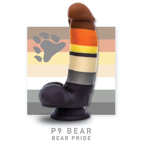 Blush Novelties Avant Pride P9 latinum-Cured Silicone Dildo - Bear  - Extreme Toyz Singapore - https://extremetoyz.com.sg - Sex Toys and Lingerie Online Store - Bondage Gear / Vibrators / Electrosex Toys / Wireless Remote Control Vibes / Sexy Lingerie and Role Play / BDSM / Dungeon Furnitures / Dildos and Strap Ons &nbsp;/ Anal and Prostate Massagers / Anal Douche and Cleaning Aide / Delay Sprays and Gels / Lubricants and more...