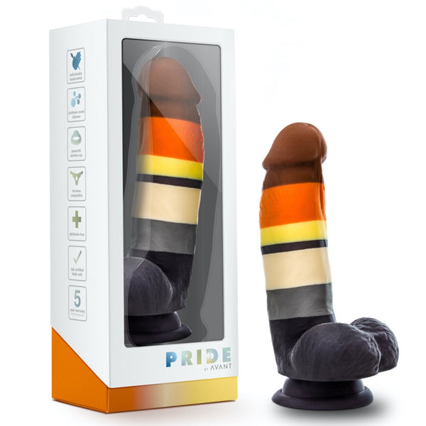 Blush Novelties Avant Pride P9 latinum-Cured Silicone Dildo - Bear  - Extreme Toyz Singapore - https://extremetoyz.com.sg - Sex Toys and Lingerie Online Store - Bondage Gear / Vibrators / Electrosex Toys / Wireless Remote Control Vibes / Sexy Lingerie and Role Play / BDSM / Dungeon Furnitures / Dildos and Strap Ons &nbsp;/ Anal and Prostate Massagers / Anal Douche and Cleaning Aide / Delay Sprays and Gels / Lubricants and more...