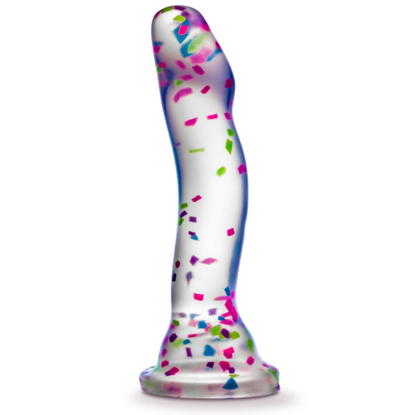 Blush Novelties Neo Elite 7.5" Glow in the Dark Hanky-Panky Silicone Dildo - Confetti - Extreme Toyz Singapore - https://extremetoyz.com.sg - Sex Toys and Lingerie Online Store - Bondage Gear / Vibrators / Electrosex Toys / Wireless Remote Control Vibes / Sexy Lingerie and Role Play / BDSM / Dungeon Furnitures / Dildos and Strap Ons &nbsp;/ Anal and Prostate Massagers / Anal Douche and Cleaning Aide / Delay Sprays and Gels / Lubricants and more...