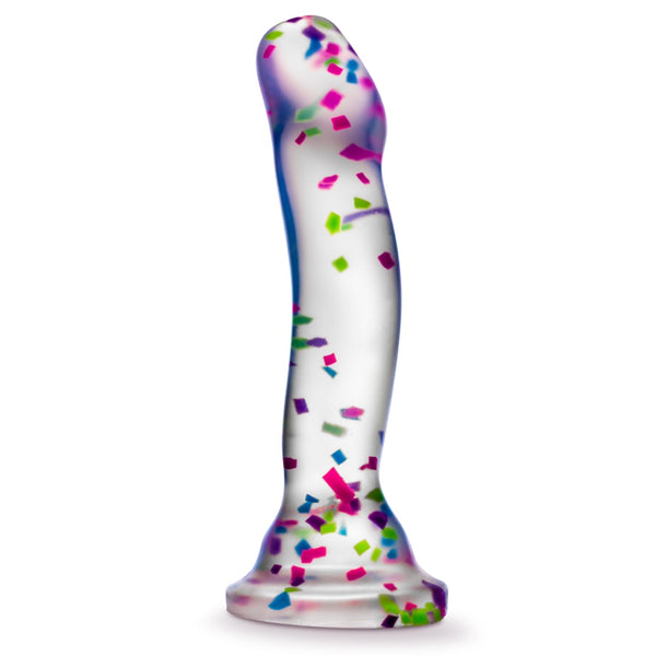 Blush Novelties Neo Elite 7.5" Glow in the Dark Hanky-Panky Silicone Dildo - Confetti - Extreme Toyz Singapore - https://extremetoyz.com.sg - Sex Toys and Lingerie Online Store - Bondage Gear / Vibrators / Electrosex Toys / Wireless Remote Control Vibes / Sexy Lingerie and Role Play / BDSM / Dungeon Furnitures / Dildos and Strap Ons &nbsp;/ Anal and Prostate Massagers / Anal Douche and Cleaning Aide / Delay Sprays and Gels / Lubricants and more...