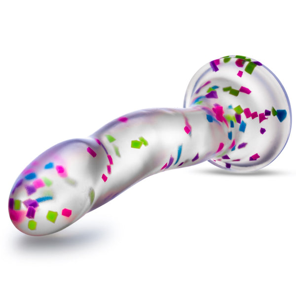 Blush Novelties Neo Elite 7.5" Glow in the Dark Hanky-Panky Silicone Dildo - Confetti - Extreme Toyz Singapore - https://extremetoyz.com.sg - Sex Toys and Lingerie Online Store - Bondage Gear / Vibrators / Electrosex Toys / Wireless Remote Control Vibes / Sexy Lingerie and Role Play / BDSM / Dungeon Furnitures / Dildos and Strap Ons &nbsp;/ Anal and Prostate Massagers / Anal Douche and Cleaning Aide / Delay Sprays and Gels / Lubricants and more...