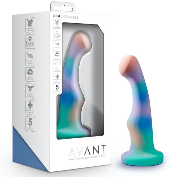 Blush Novelties Avant Opal Dreams Platinum-Cured Silicone Dildo - Aqua - Extreme Toyz Singapore - https://extremetoyz.com.sg - Sex Toys and Lingerie Online Store - Bondage Gear / Vibrators / Electrosex Toys / Wireless Remote Control Vibes / Sexy Lingerie and Role Play / BDSM / Dungeon Furnitures / Dildos and Strap Ons &nbsp;/ Anal and Prostate Massagers / Anal Douche and Cleaning Aide / Delay Sprays and Gels / Lubricants and more...