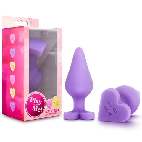 Blush Novelties Play with Me Naughty Candy Do Me Now Silicone Plug - Purple - Extreme Toyz Singapore - https://extremetoyz.com.sg - Sex Toys and Lingerie Online Store - Bondage Gear / Vibrators / Electrosex Toys / Wireless Remote Control Vibes / Sexy Lingerie and Role Play / BDSM / Dungeon Furnitures / Dildos and Strap Ons &nbsp;/ Anal and Prostate Massagers / Anal Douche and Cleaning Aide / Delay Sprays and Gels / Lubricants and more...