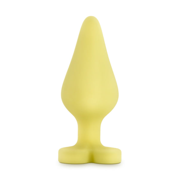 Blush Novelties Play with Me Naughty Candy Heart Spank Me Silicone Plug - Yellow - Extreme Toyz Singapore - https://extremetoyz.com.sg - Sex Toys and Lingerie Online Store - Bondage Gear / Vibrators / Electrosex Toys / Wireless Remote Control Vibes / Sexy Lingerie and Role Play / BDSM / Dungeon Furnitures / Dildos and Strap Ons &nbsp;/ Anal and Prostate Massagers / Anal Douche and Cleaning Aide / Delay Sprays and Gels / Lubricants and more...