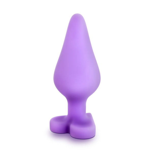 Blush Novelties Play with Me Naughtier Candy Heart Fuck Me Silicone Plug - Purple - Extreme Toyz Singapore - https://extremetoyz.com.sg - Sex Toys and Lingerie Online Store - Bondage Gear / Vibrators / Electrosex Toys / Wireless Remote Control Vibes / Sexy Lingerie and Role Play / BDSM / Dungeon Furnitures / Dildos and Strap Ons &nbsp;/ Anal and Prostate Massagers / Anal Douche and Cleaning Aide / Delay Sprays and Gels / Lubricants and more...
