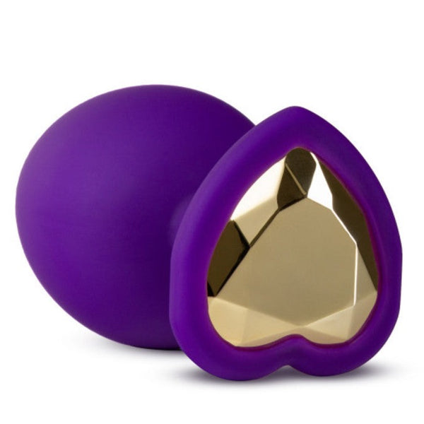 Blush Novelties Temptasia Purple Bling Silicone Plug - Small - Extreme Toyz Singapore - https://extremetoyz.com.sg - Sex Toys and Lingerie Online Store - Bondage Gear / Vibrators / Electrosex Toys / Wireless Remote Control Vibes / Sexy Lingerie and Role Play / BDSM / Dungeon Furnitures / Dildos and Strap Ons &nbsp;/ Anal and Prostate Massagers / Anal Douche and Cleaning Aide / Delay Sprays and Gels / Lubricants and more... 