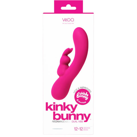 Kinky Bunny Plus Rechargeable Dual Vibe - Pink