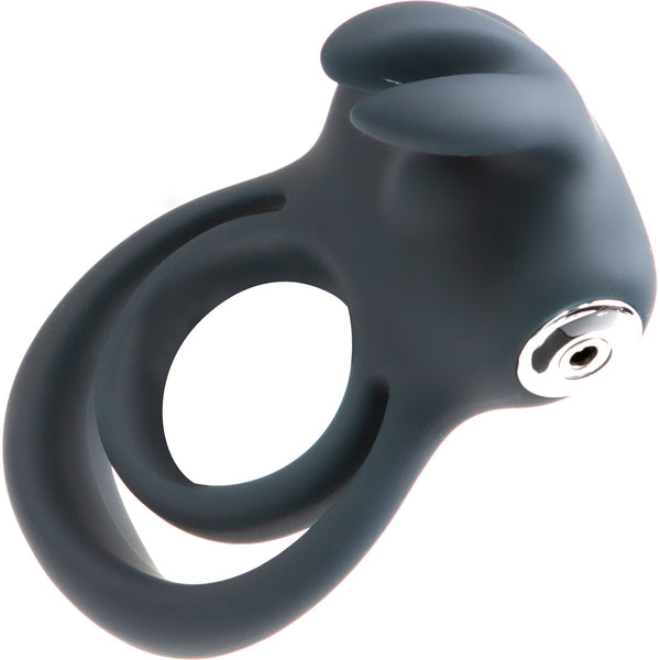 Thunder Bunny Rechargeable Vibrating C-Ring - Black