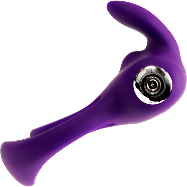 Thunder Bunny Rechargeable Vibrating C-Ring - Purple