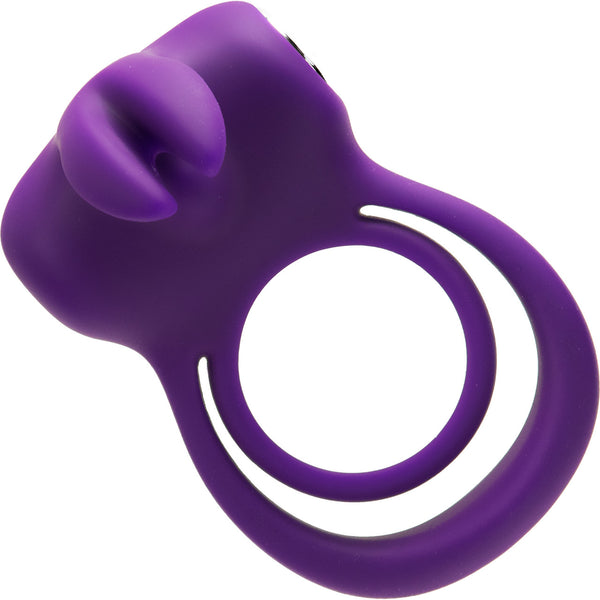 Thunder Bunny Rechargeable Vibrating C-Ring - Purple