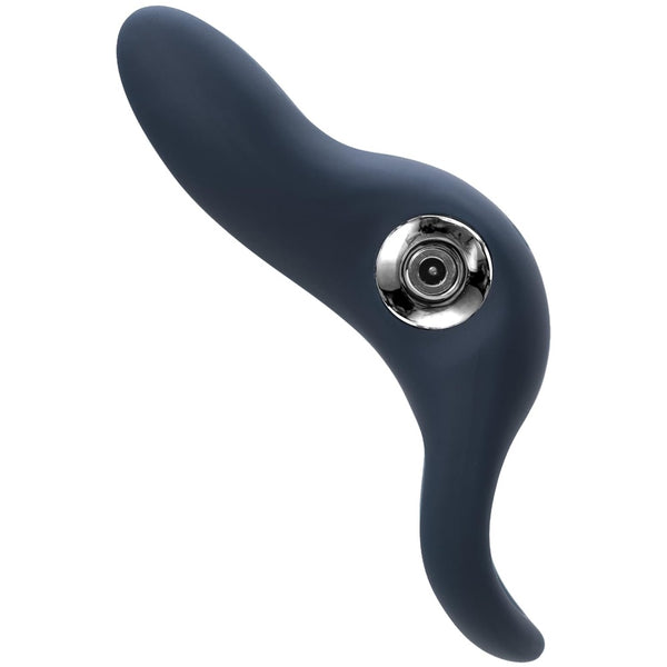 Sexy Bunny Rechargeable Vibrating C-Ring - Black