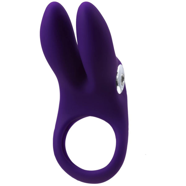 Sexy Bunny Rechargeable Vibrating C-Ring - Purple