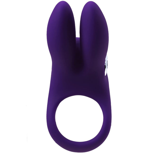 Sexy Bunny Rechargeable Vibrating C-Ring - Purple