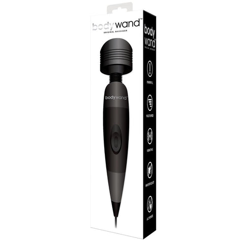 Bodywand The Original Plug-In Massager - Black - Extreme Toyz Singapore - https://extremetoyz.com.sg - Sex Toys and Lingerie Online Store - Bondage Gear / Vibrators / Electrosex Toys / Wireless Remote Control Vibes / Sexy Lingerie and Role Play / BDSM / Dungeon Furnitures / Dildos and Strap Ons &nbsp;/ Anal and Prostate Massagers / Anal Douche and Cleaning Aide / Delay Sprays and Gels / Lubricants and more...