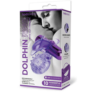 Bodywand Rechargeable Dolphin Ring with Clit Ticklers - Extreme Toyz Singapore - https://extremetoyz.com.sg - Sex Toys and Lingerie Online Store - Bondage Gear / Vibrators / Electrosex Toys / Wireless Remote Control Vibes / Sexy Lingerie and Role Play / BDSM / Dungeon Furnitures / Dildos and Strap Ons &nbsp;/ Anal and Prostate Massagers / Anal Douche and Cleaning Aide / Delay Sprays and Gels / Lubricants and more...