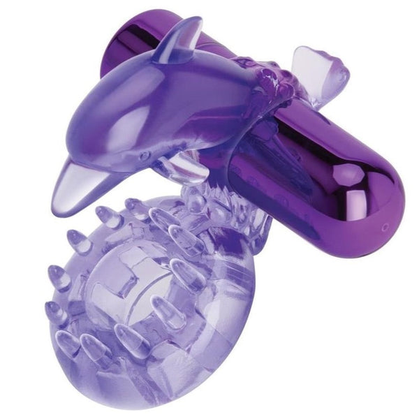 Bodywand Rechargeable Dolphin Ring with Clit Ticklers - Extreme Toyz Singapore - https://extremetoyz.com.sg - Sex Toys and Lingerie Online Store - Bondage Gear / Vibrators / Electrosex Toys / Wireless Remote Control Vibes / Sexy Lingerie and Role Play / BDSM / Dungeon Furnitures / Dildos and Strap Ons &nbsp;/ Anal and Prostate Massagers / Anal Douche and Cleaning Aide / Delay Sprays and Gels / Lubricants and more...