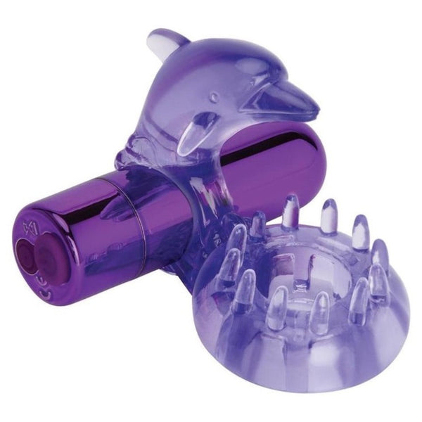 Bodywand Rechargeable Dolphin Ring with Clit Ticklers - Extreme Toyz Singapore - https://extremetoyz.com.sg - Sex Toys and Lingerie Online Store - Bondage Gear / Vibrators / Electrosex Toys / Wireless Remote Control Vibes / Sexy Lingerie and Role Play / BDSM / Dungeon Furnitures / Dildos and Strap Ons &nbsp;/ Anal and Prostate Massagers / Anal Douche and Cleaning Aide / Delay Sprays and Gels / Lubricants and more...