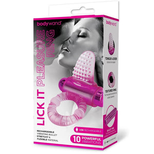 Bodywand Rechargeable Lick It Pleasure Ring - Extreme Toyz Singapore - https://extremetoyz.com.sg - Sex Toys and Lingerie Online Store - Bondage Gear / Vibrators / Electrosex Toys / Wireless Remote Control Vibes / Sexy Lingerie and Role Play / BDSM / Dungeon Furnitures / Dildos and Strap Ons &nbsp;/ Anal and Prostate Massagers / Anal Douche and Cleaning Aide / Delay Sprays and Gels / Lubricants and more...