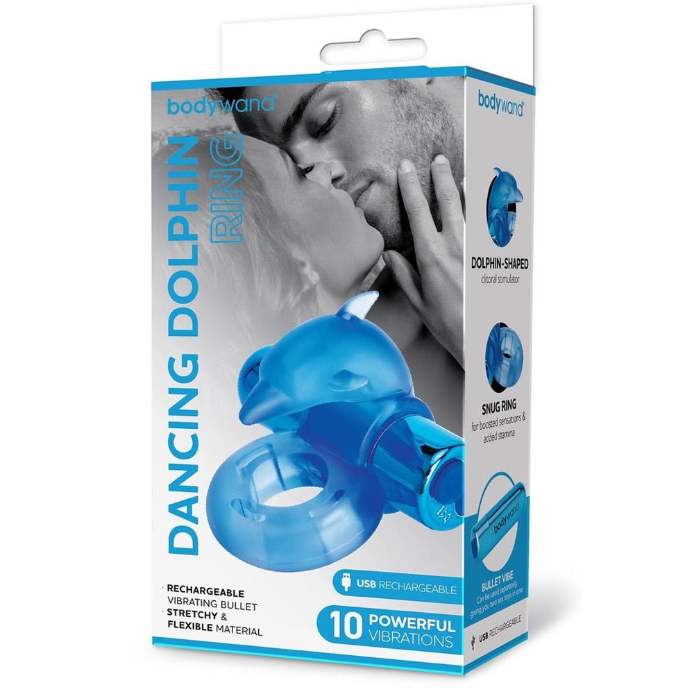 Bodywand Rechargeable Dancing Dolphin Ring - Extreme Toyz Singapore - https://extremetoyz.com.sg - Sex Toys and Lingerie Online Store - Bondage Gear / Vibrators / Electrosex Toys / Wireless Remote Control Vibes / Sexy Lingerie and Role Play / BDSM / Dungeon Furnitures / Dildos and Strap Ons &nbsp;/ Anal and Prostate Massagers / Anal Douche and Cleaning Aide / Delay Sprays and Gels / Lubricants and more...