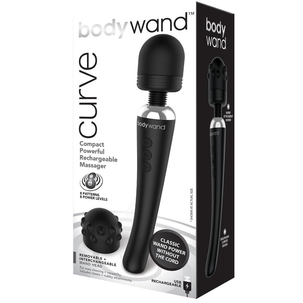 Bodywand Curve Rechargeable Wand Massager - Extreme Toyz Singapore - https://extremetoyz.com.sg - Sex Toys and Lingerie Online Store - Bondage Gear / Vibrators / Electrosex Toys / Wireless Remote Control Vibes / Sexy Lingerie and Role Play / BDSM / Dungeon Furnitures / Dildos and Strap Ons &nbsp;/ Anal and Prostate Massagers / Anal Douche and Cleaning Aide / Delay Sprays and Gels / Lubricants and more...