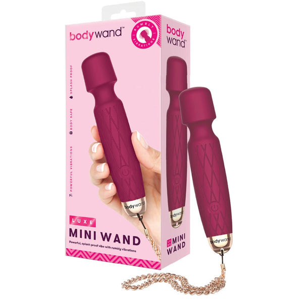 Bodywand Luxe Mini Wand Rechargeable Massager - Pink - Extreme Toyz Singapore - https://extremetoyz.com.sg - Sex Toys and Lingerie Online Store - Bondage Gear / Vibrators / Electrosex Toys / Wireless Remote Control Vibes / Sexy Lingerie and Role Play / BDSM / Dungeon Furnitures / Dildos and Strap Ons &nbsp;/ Anal and Prostate Massagers / Anal Douche and Cleaning Aide / Delay Sprays and Gels / Lubricants and more...